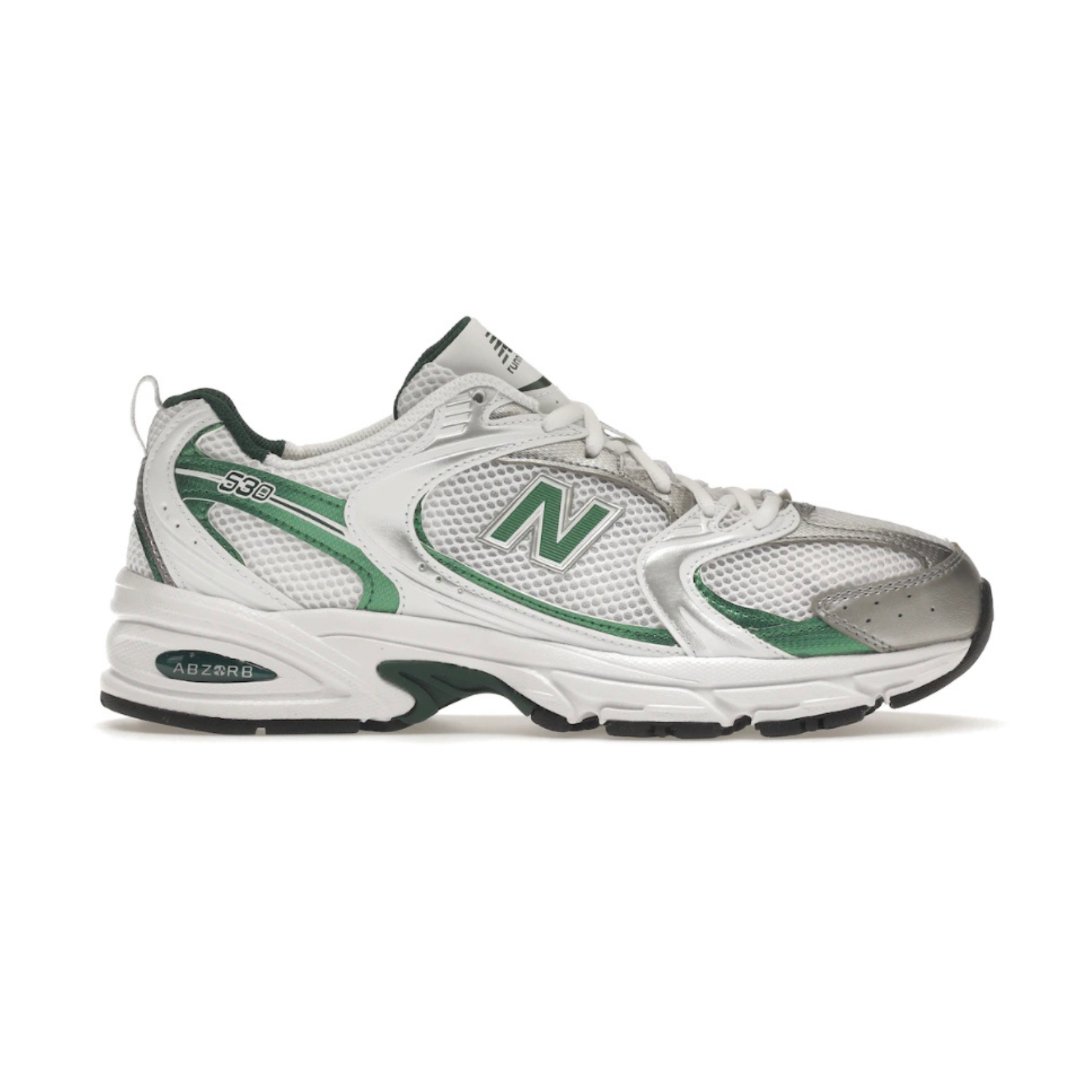 New Balance 530 White Nightwatch Green