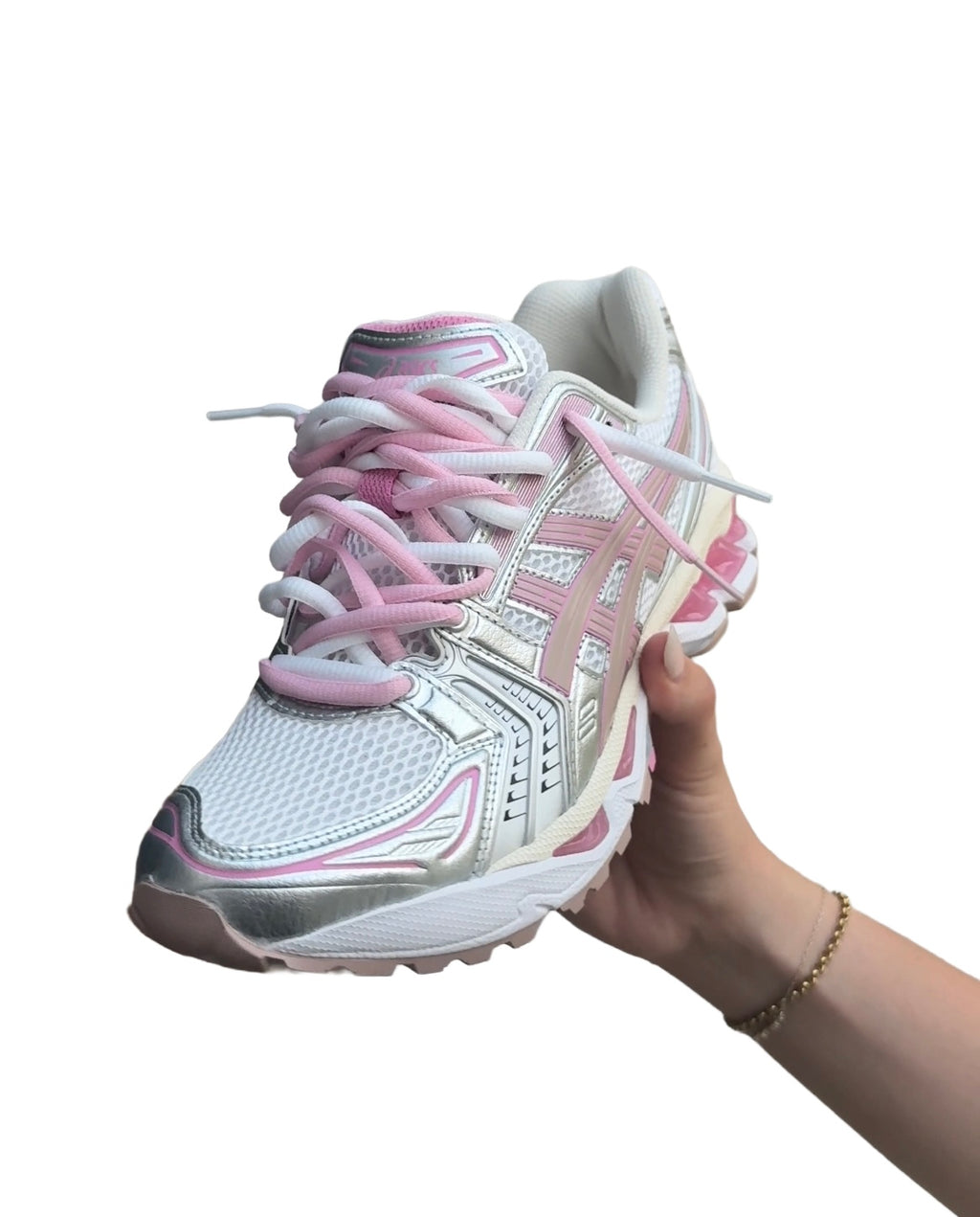 ASICS Gel-Kayano 14-Unlimited Pack White Fawn Double Laces