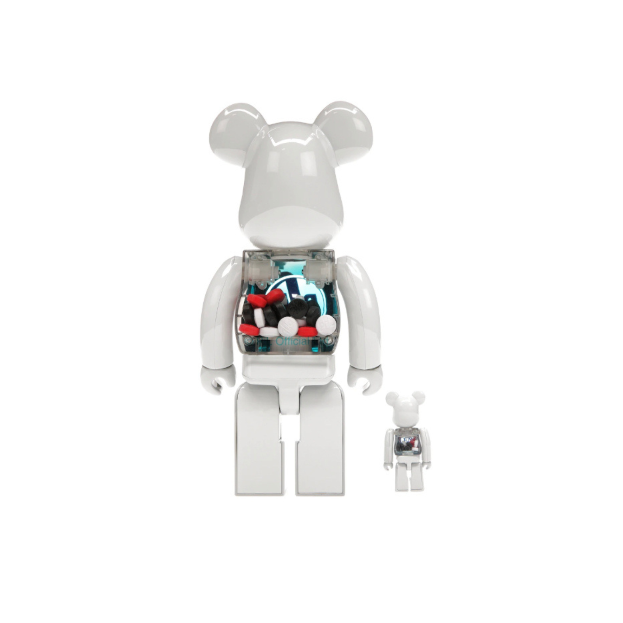 Bearbrick Chrome 100% & 400% Set