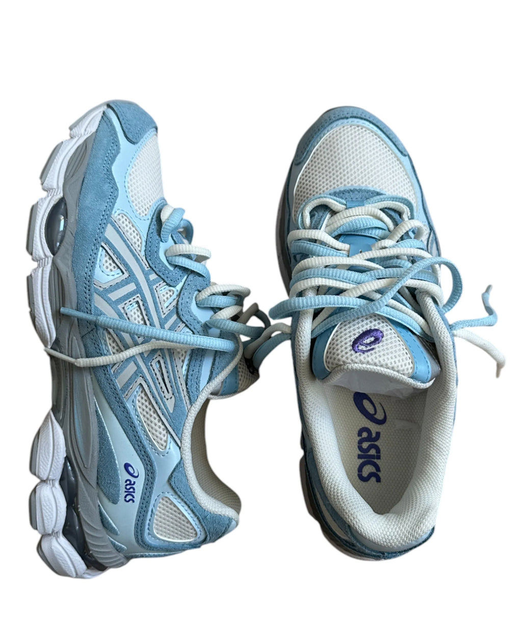 ASICS Gel-NYC-Cream Arctic Sky Double Laces