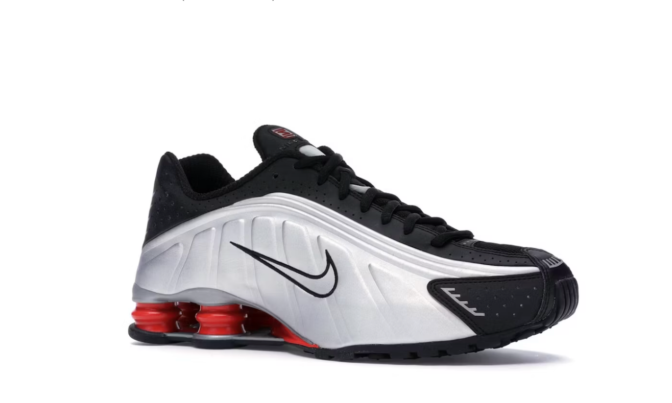 Nike Shox R4 Black Metallic Silver