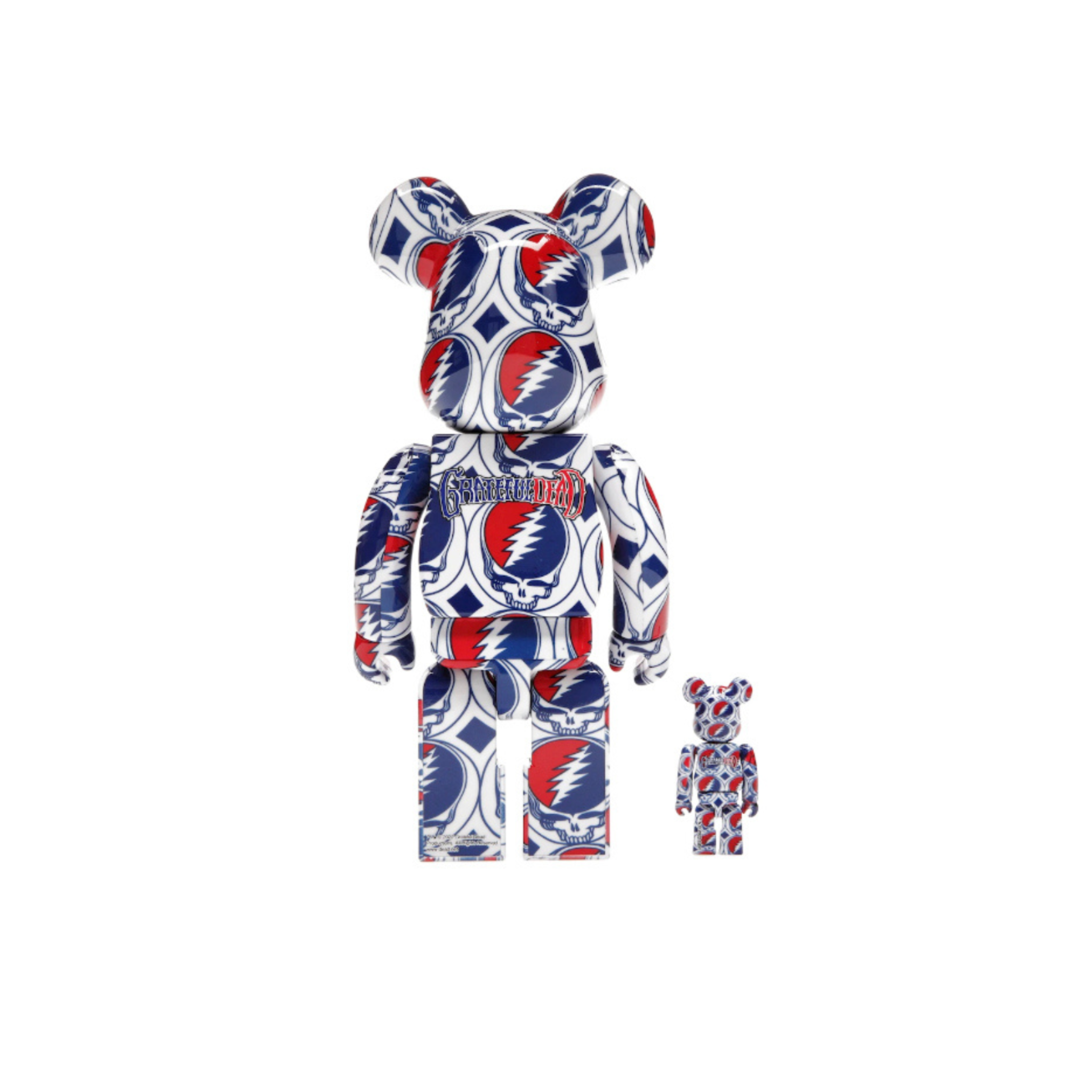 Bearbrick x Grateful Dead 100% & 400% Set