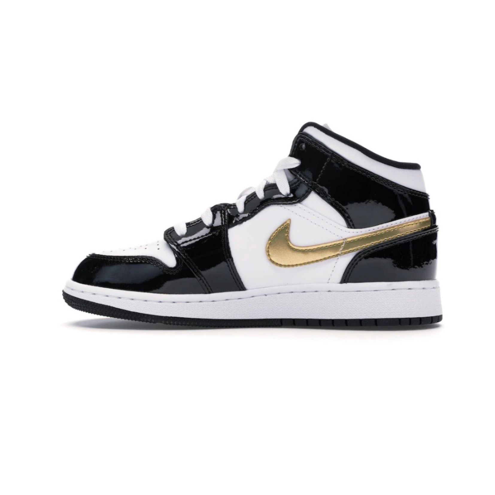 Jordan 1 Mid Black Gold