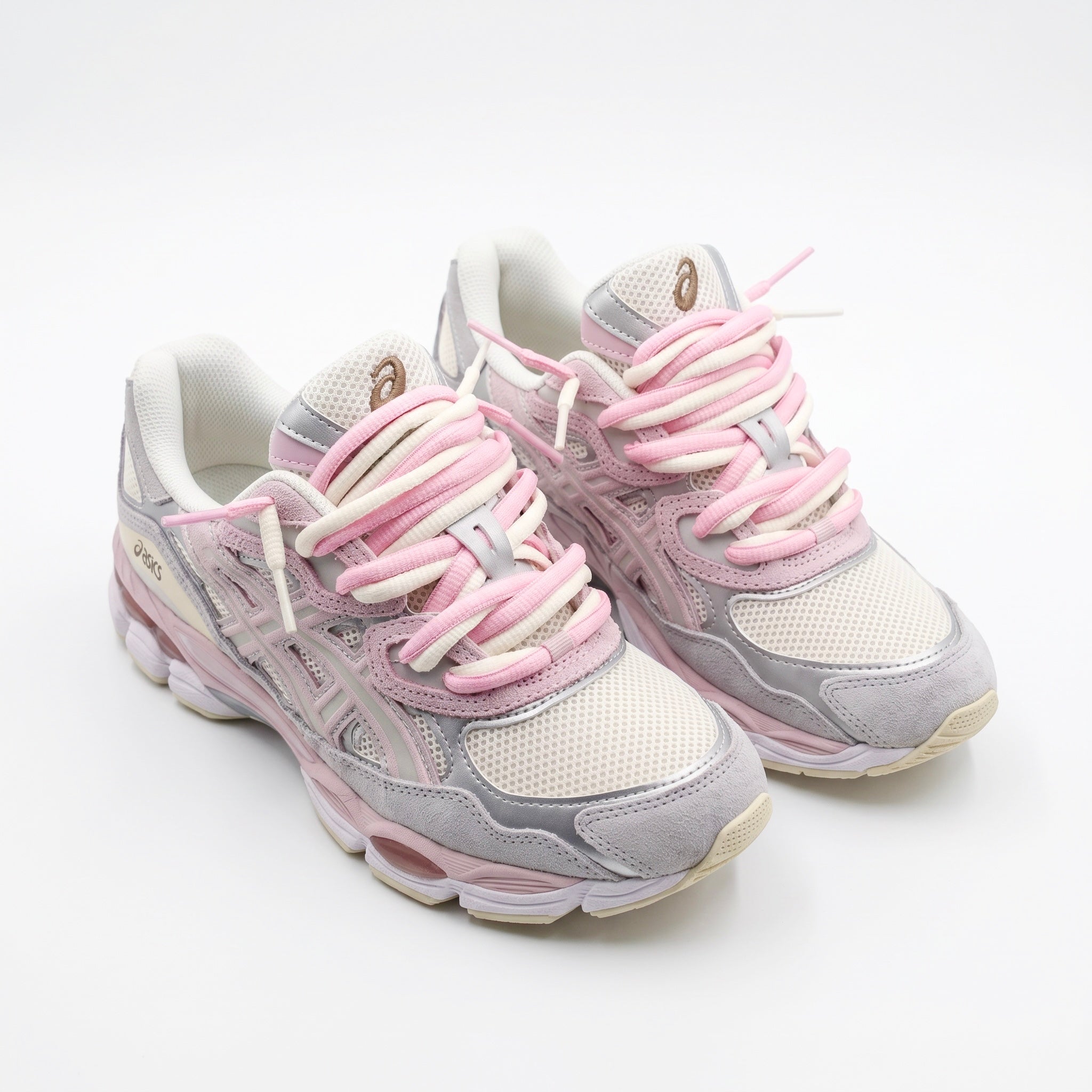 ASICS Gel NYC Concrete Barely Rose Double Lace
