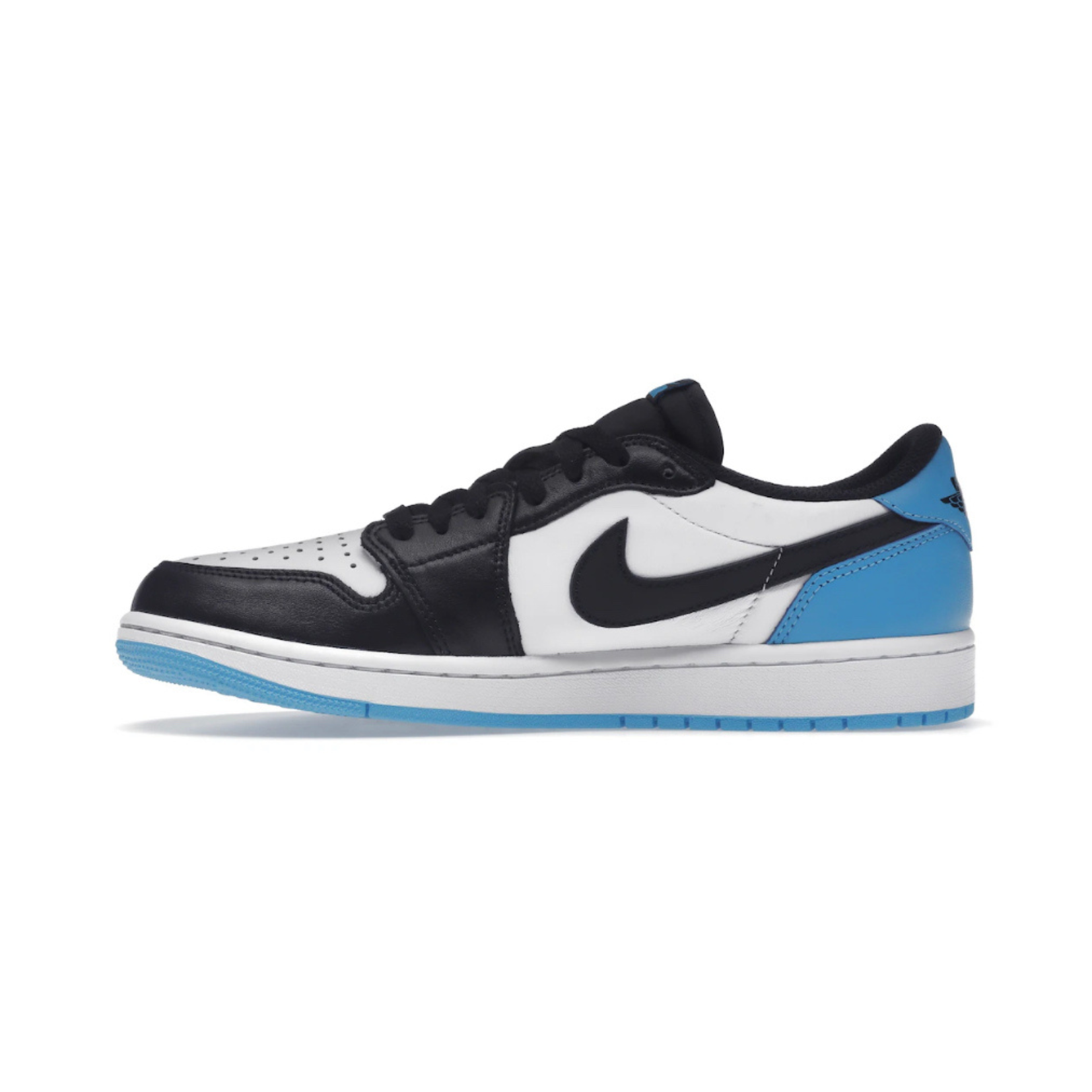 Jordan 1 Retro Low OG Black Dark Powder Blue