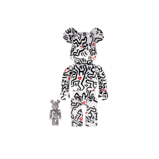 Bearbrick Keith Haring 100% & 400% Set