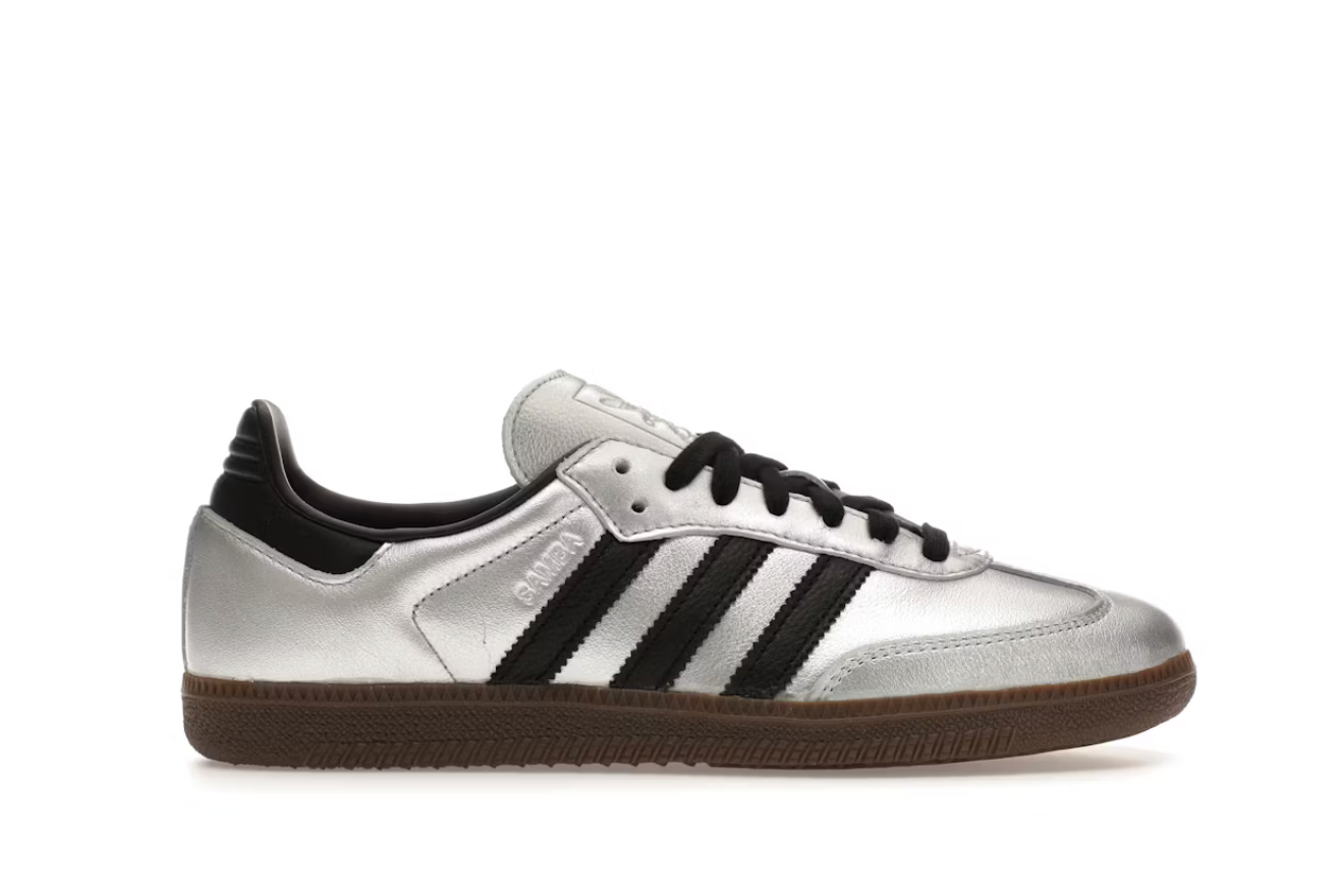 Adidas Samba OG Silver Metallic Core Black