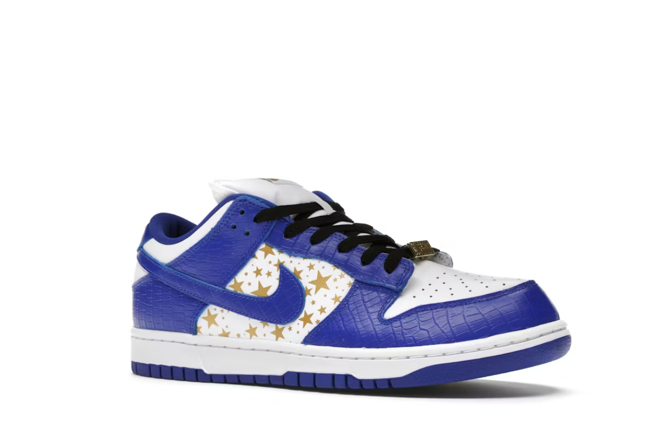 Nike SB Dunk Low Supreme Stars Hyper Royal