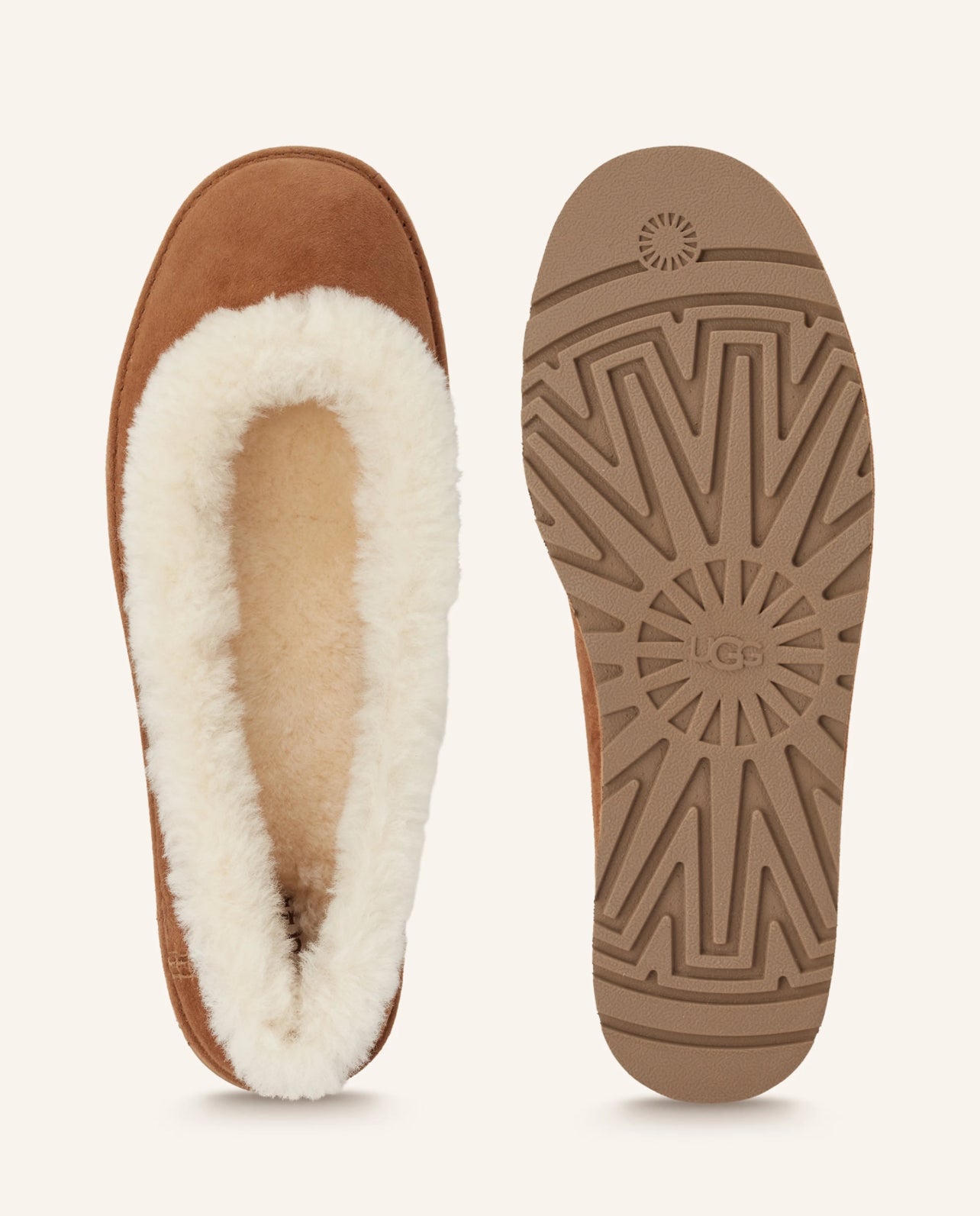 UGG Zora Ballet Flat Chestnut