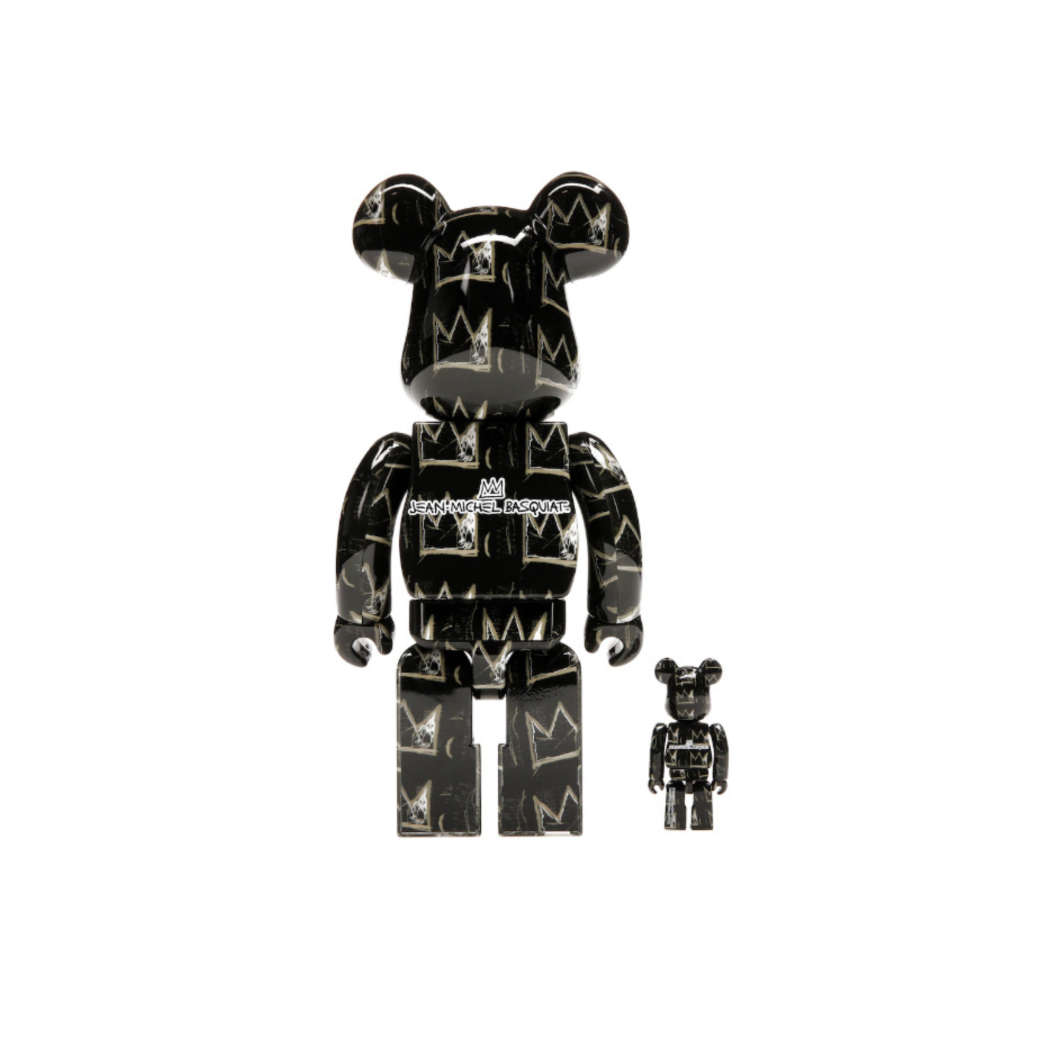 Bearbrick Jean Michel Basquiat 100% & 400% Set