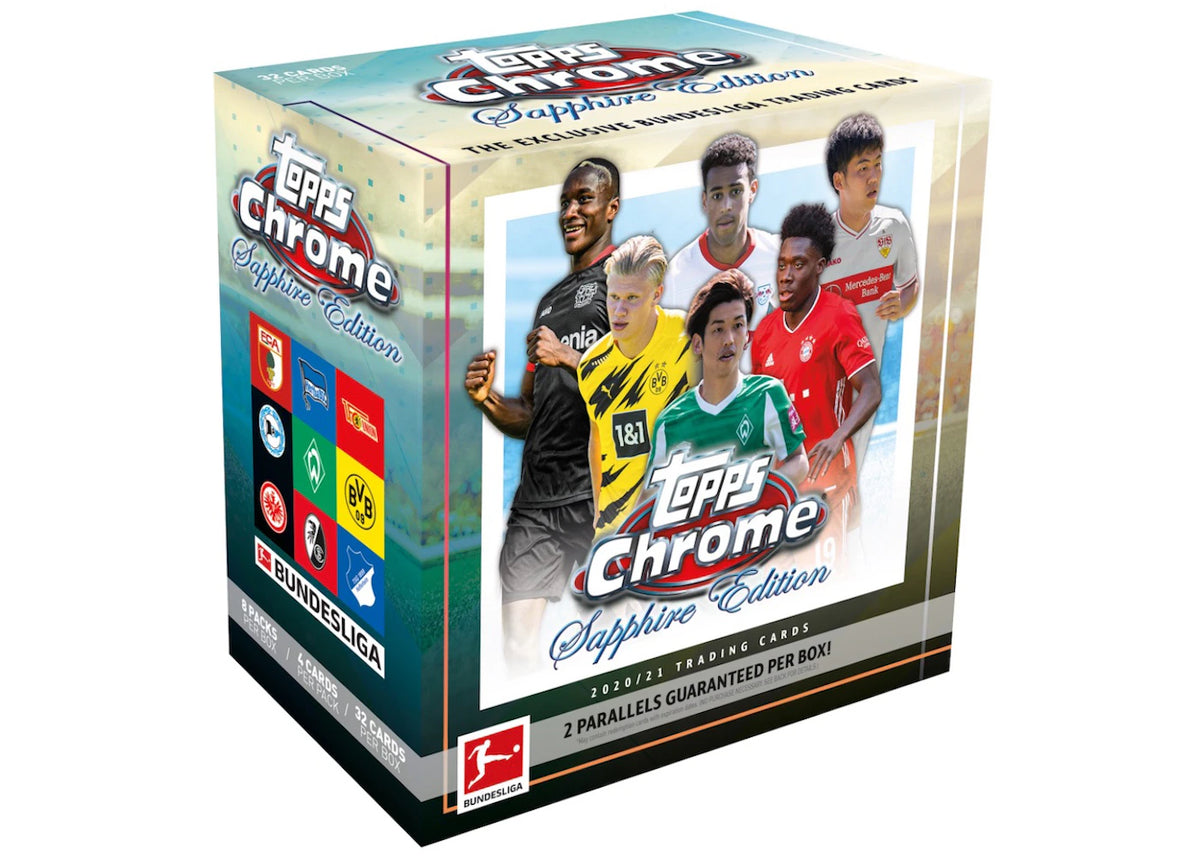 2020-21 Topps Chrome Bundesliga Soccer Sapphire Edition Box - main view