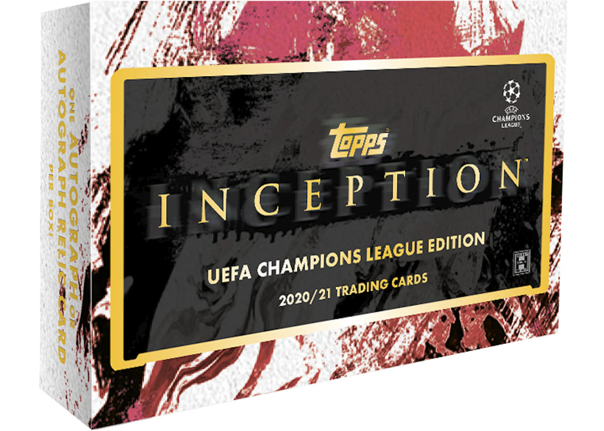 2020-21 Topps Inception UEFA Champions League Edition Soccer Hobby Box - main view