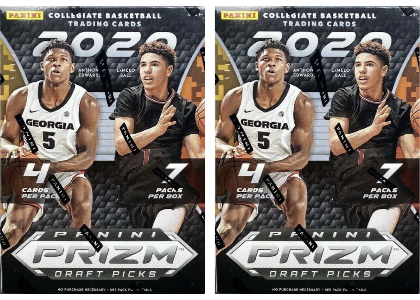 2020 Panini Prizm Draft Picks-Basketball Blaster Box 28 ct. 2x Lot
