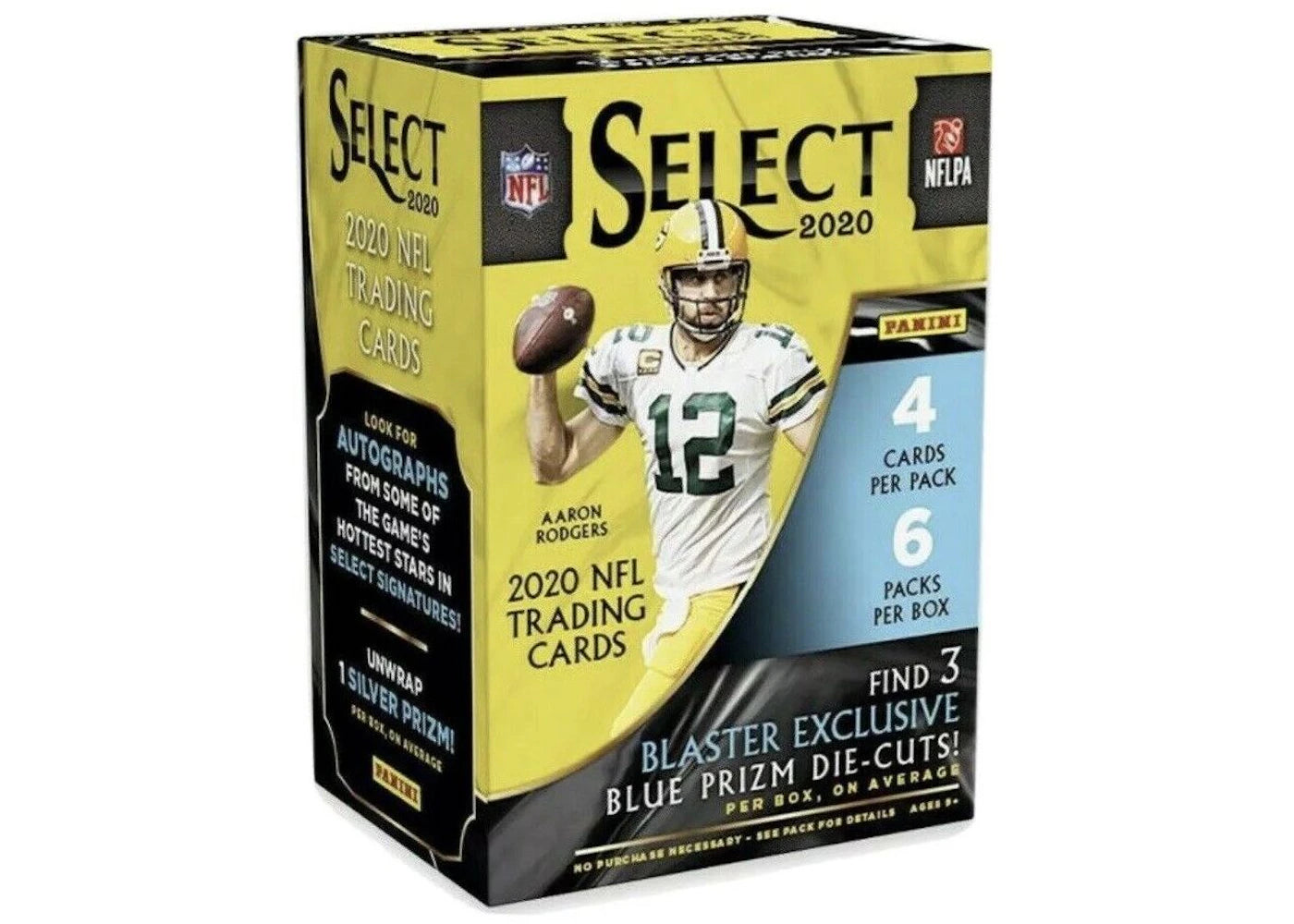 2020 Panini Select-Football Blaster Box (Blue Prizm Die-Cuts)