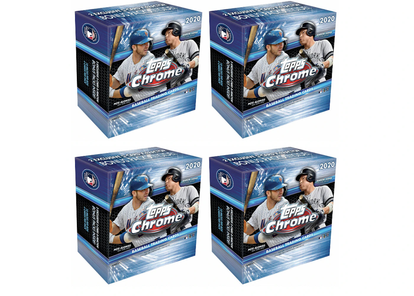 2020 Topps Chrome-Baseball Monster Box 4x Lot
