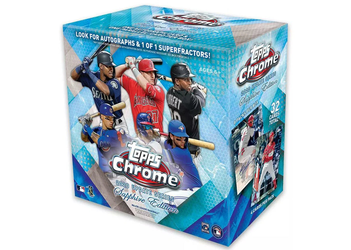2020 Topps Chrome Update Sapphire Edition Baseball Box - main view