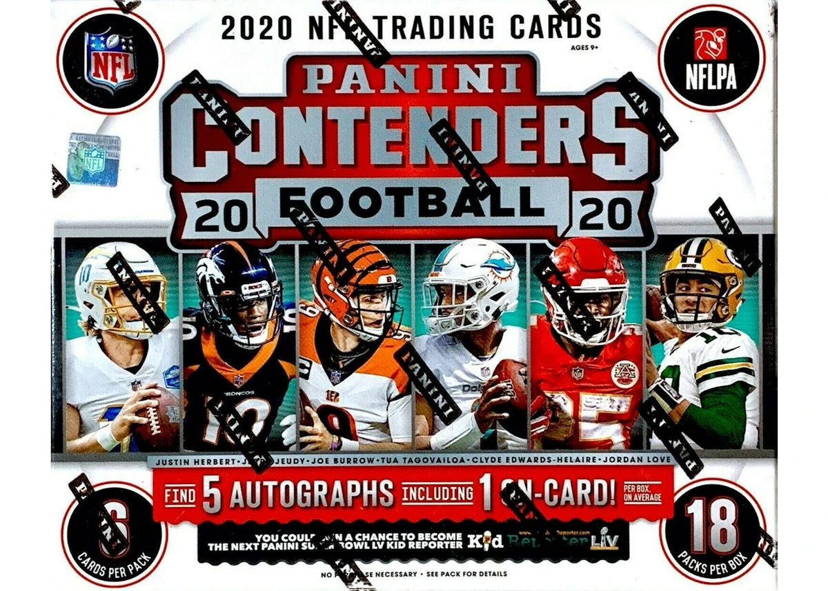2020 Panini Contenders Football Hobby Box - main view