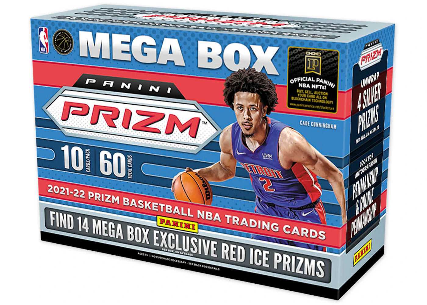 2021-22 Panini Prizm-Basketball Mega Box (Red Ice Prizms)