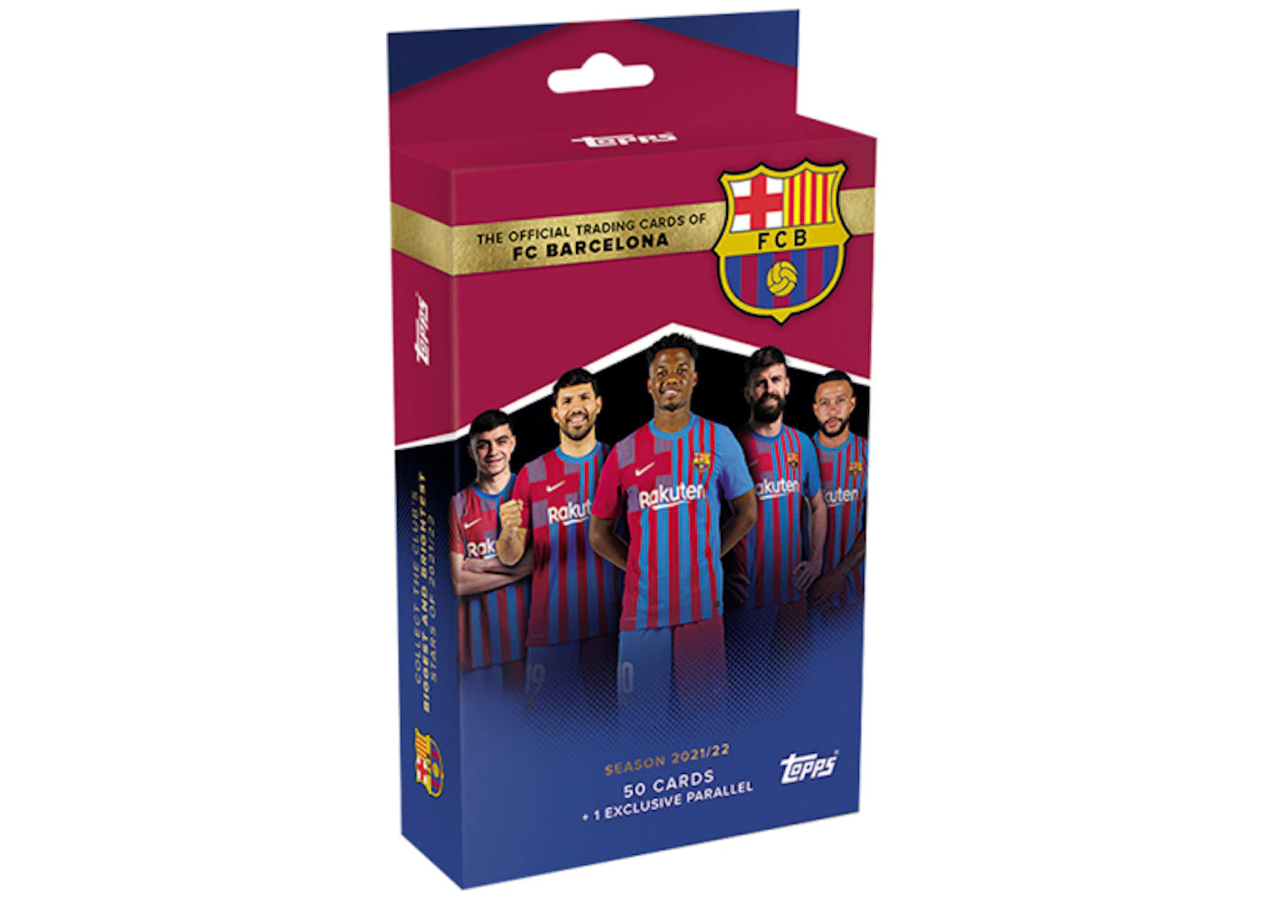 2021-22 Topps FC Barcelona Official Team Set-Soccer Hanger Box