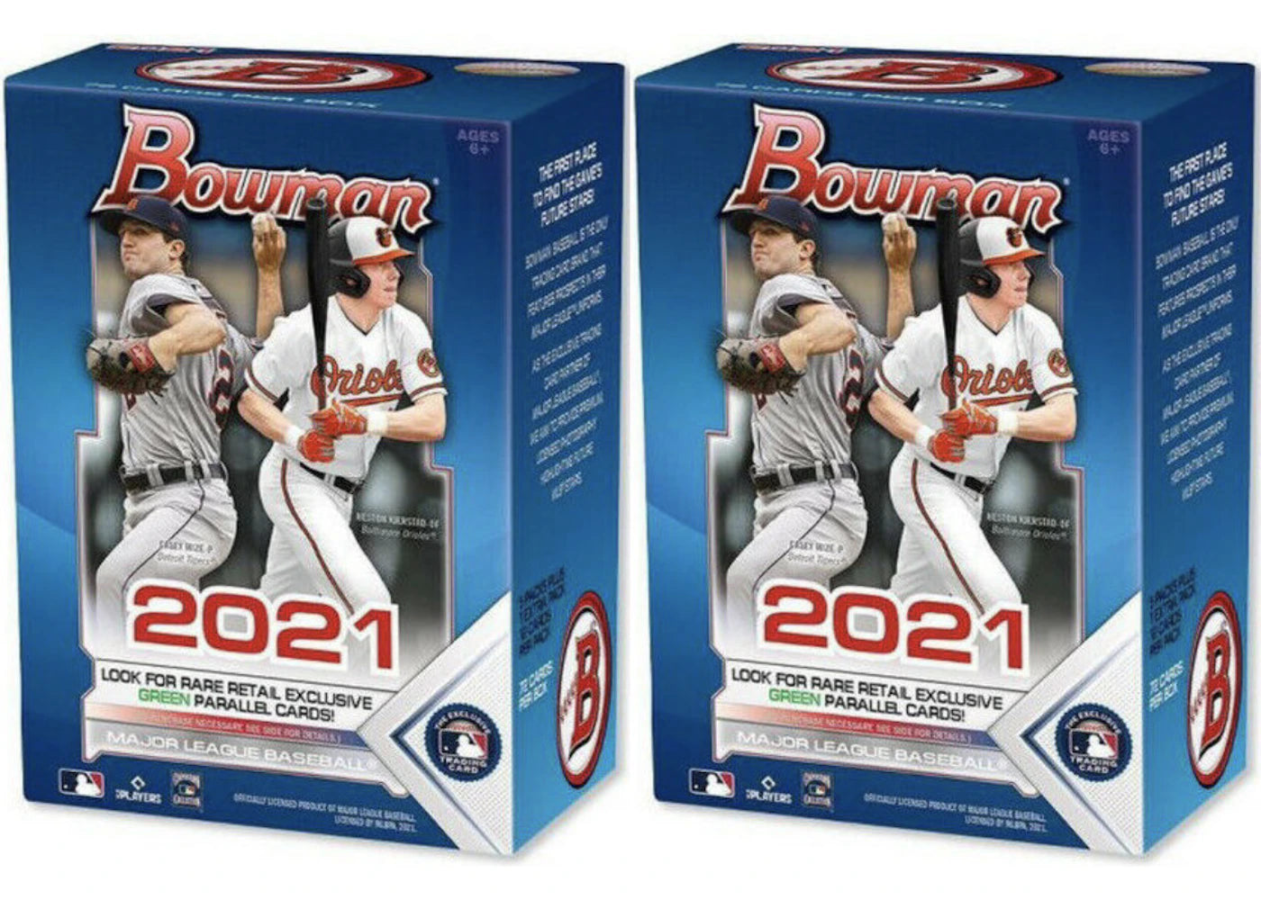 2021 Bowman-Baseball Blaster Box 2x Lot