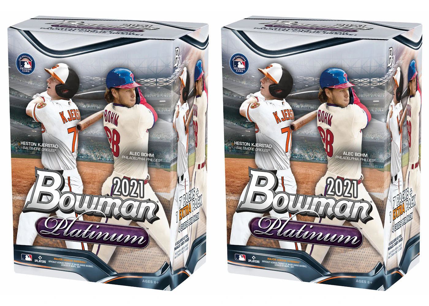 2021 Bowman Platinum Baseball Blaster Box 2x Lot