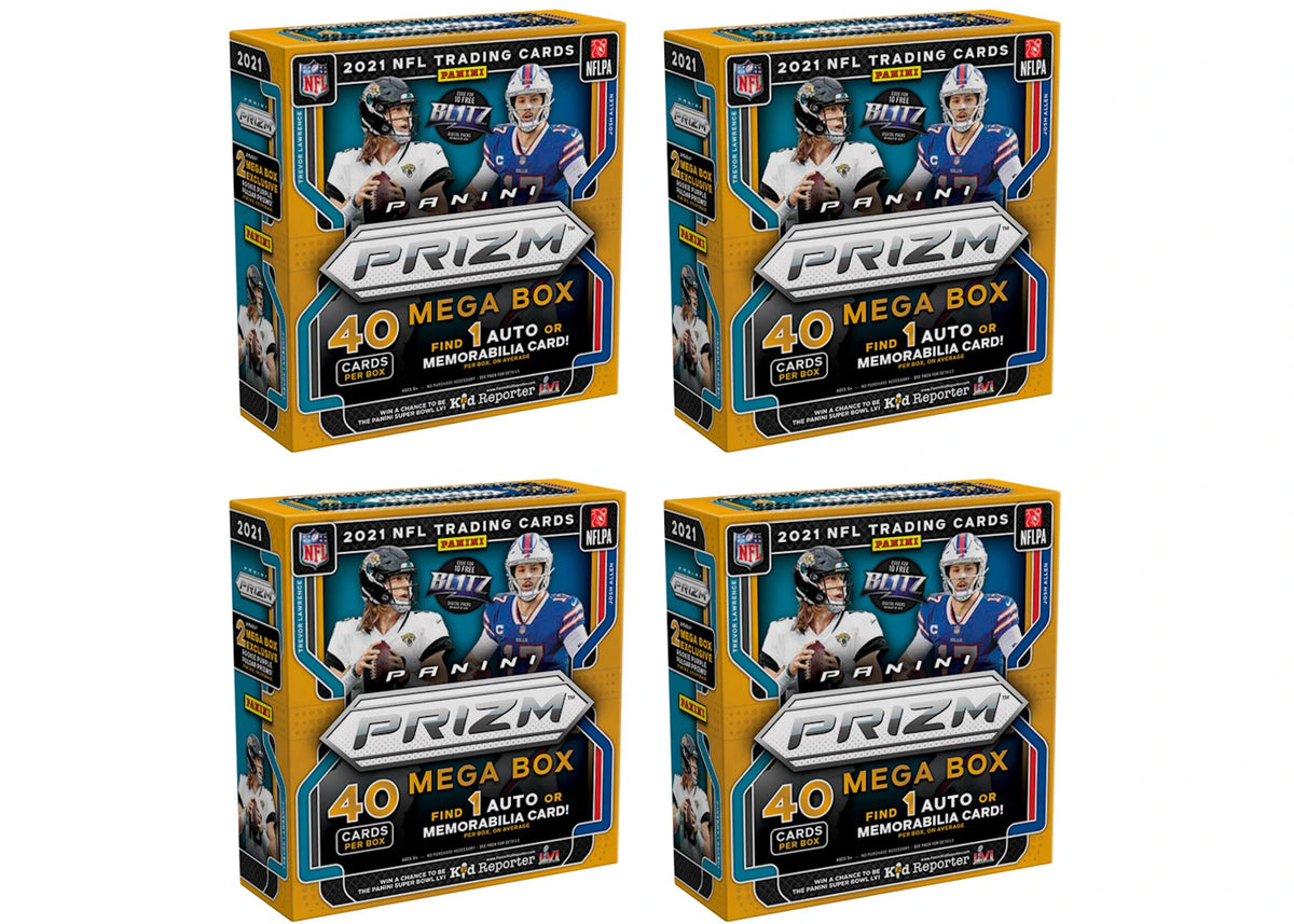 2021 Panini Prizm Football Fanatics Mega Box 4x Lot - main view