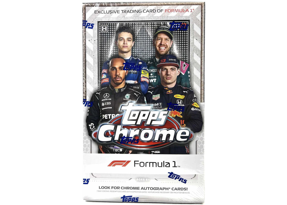 2021 Topps Chrome Formula 1 Racing Hobby Box - main view