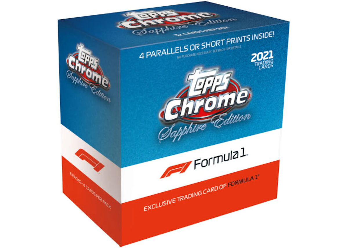 2021 Topps Chrome Sapphire Edition Formula 1 Racing Box - main view