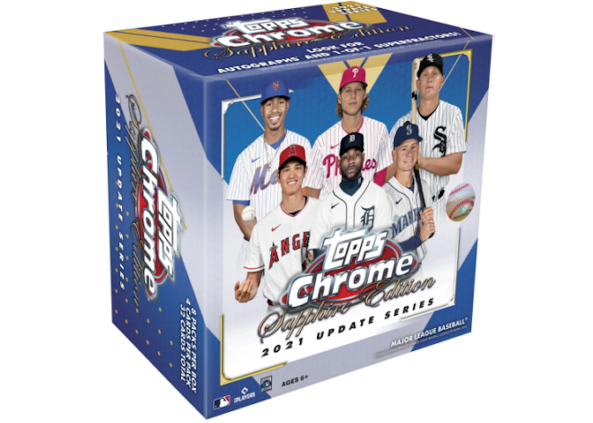 2021 Topps Chrome Update Sapphire Edition Baseball Box - main view