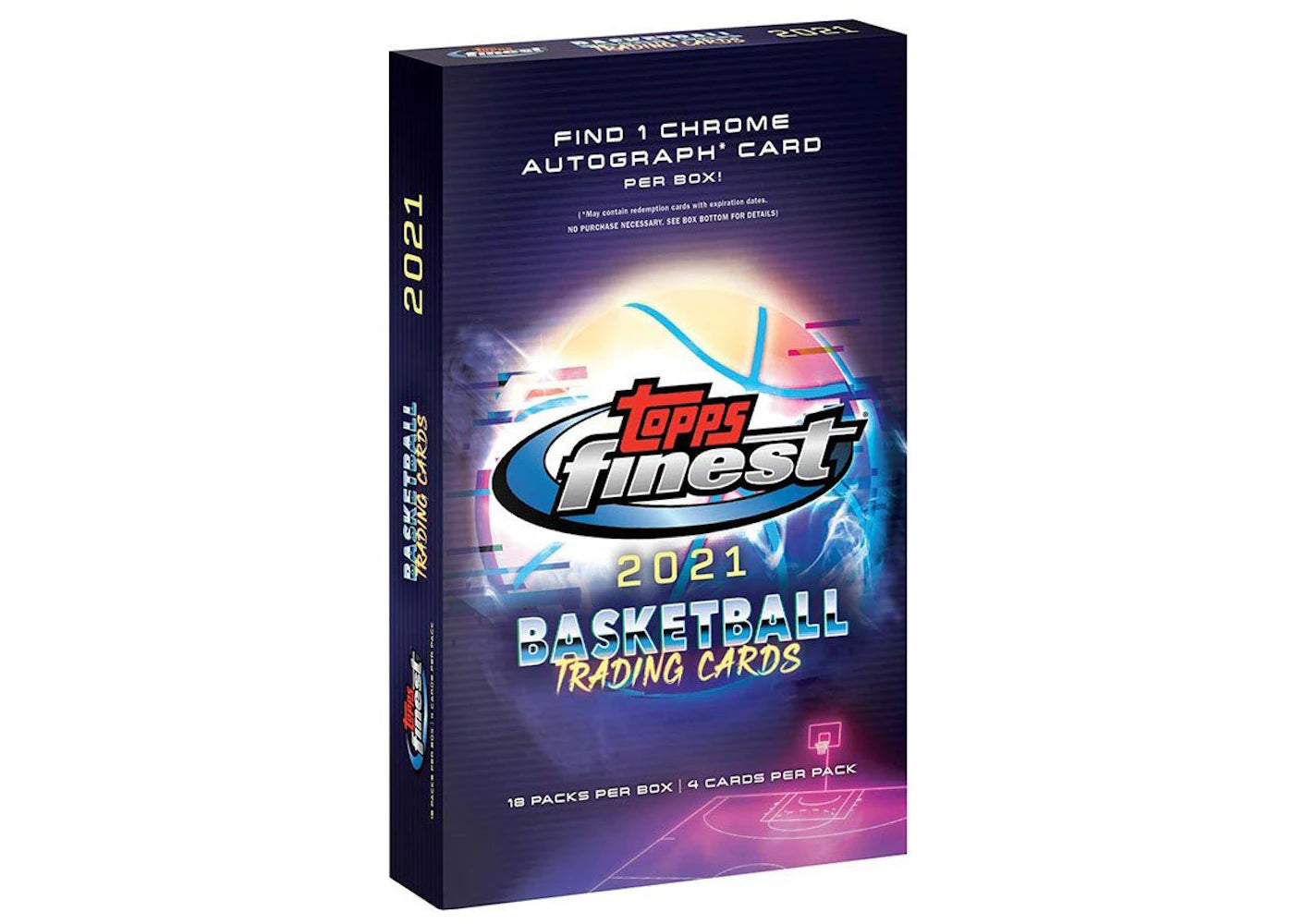 2021 Topps Finest-Basketball Hobby Box