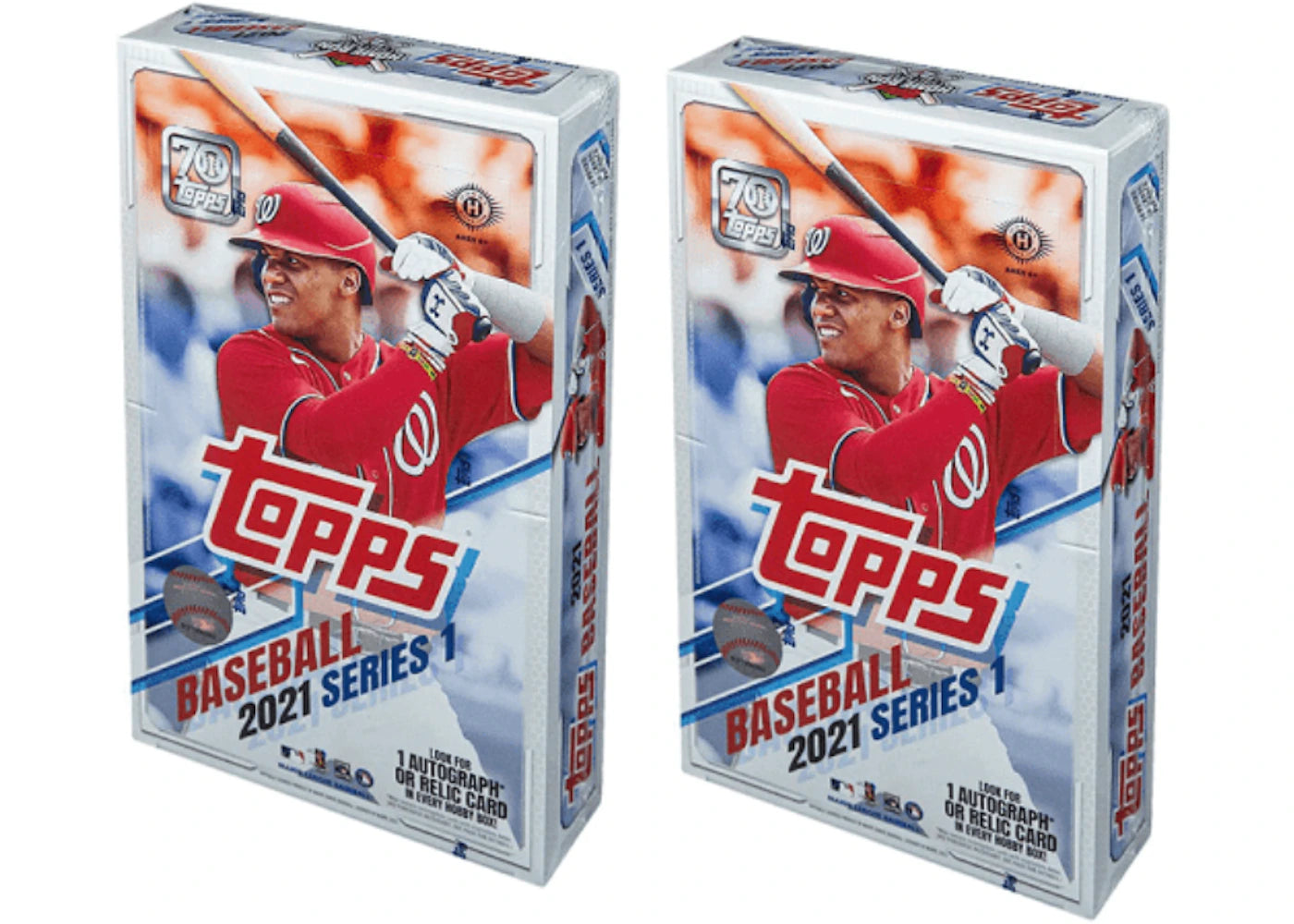 2021 Topps Series 1-Baseball Hobby Box 2x Lot