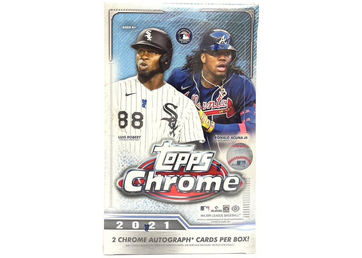 2021 Topps Chrome Baseball Hobby Box - main view