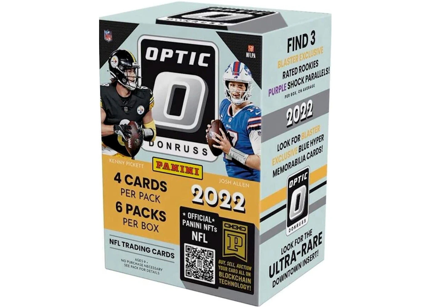 2022 Panini Donruss Optic-Football 6-Pack Blaster Box (Purple Shock Parallels)