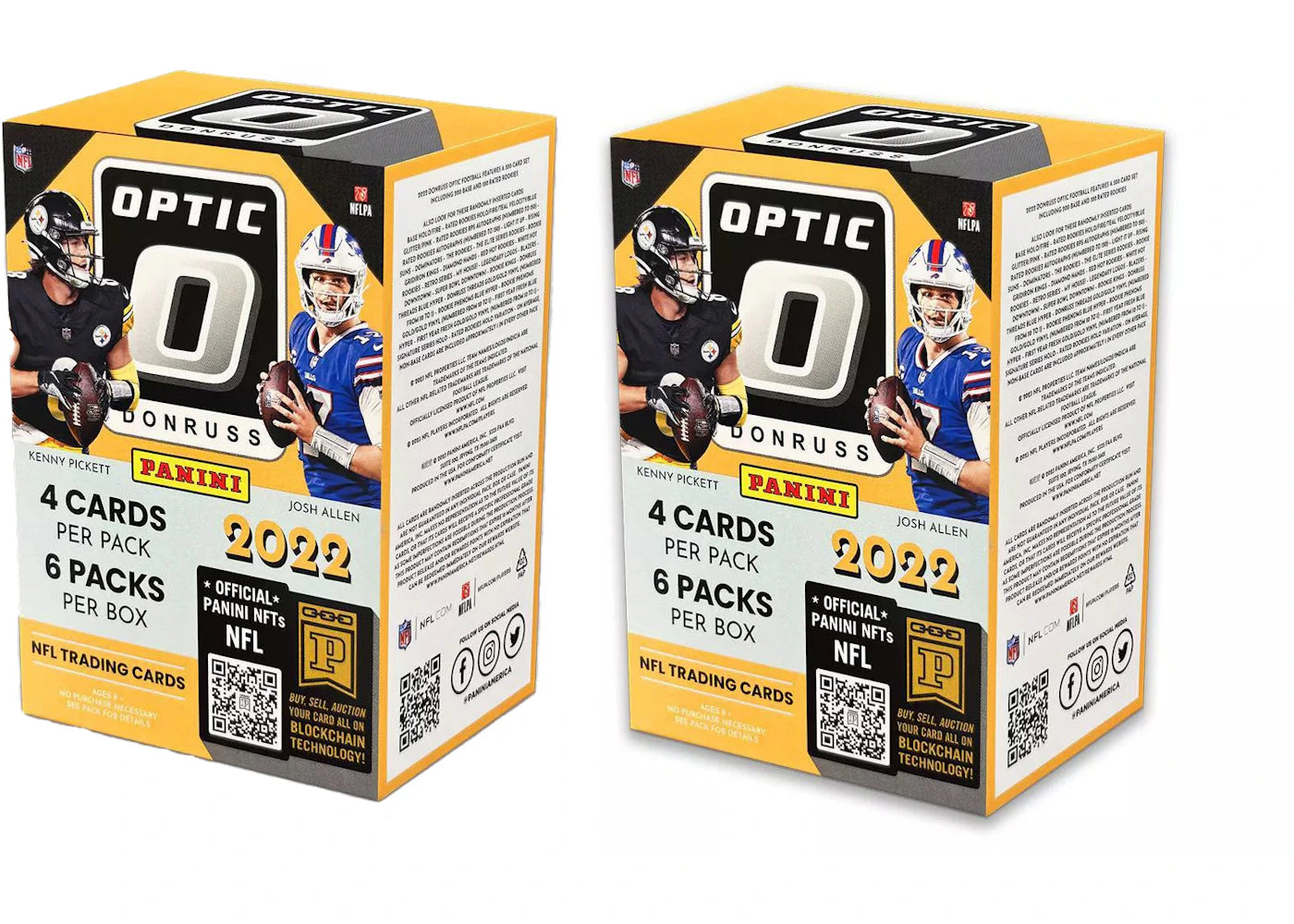 2022 Panini Donruss Optic-Football 6-Pack Blaster Box (Pink Parallels) 2x Lot