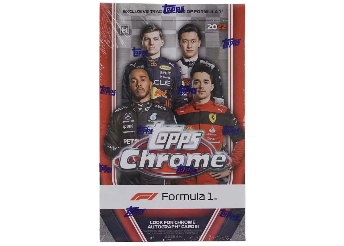 2022 Topps Chrome Formula 1 Racing Hobby Box - main view