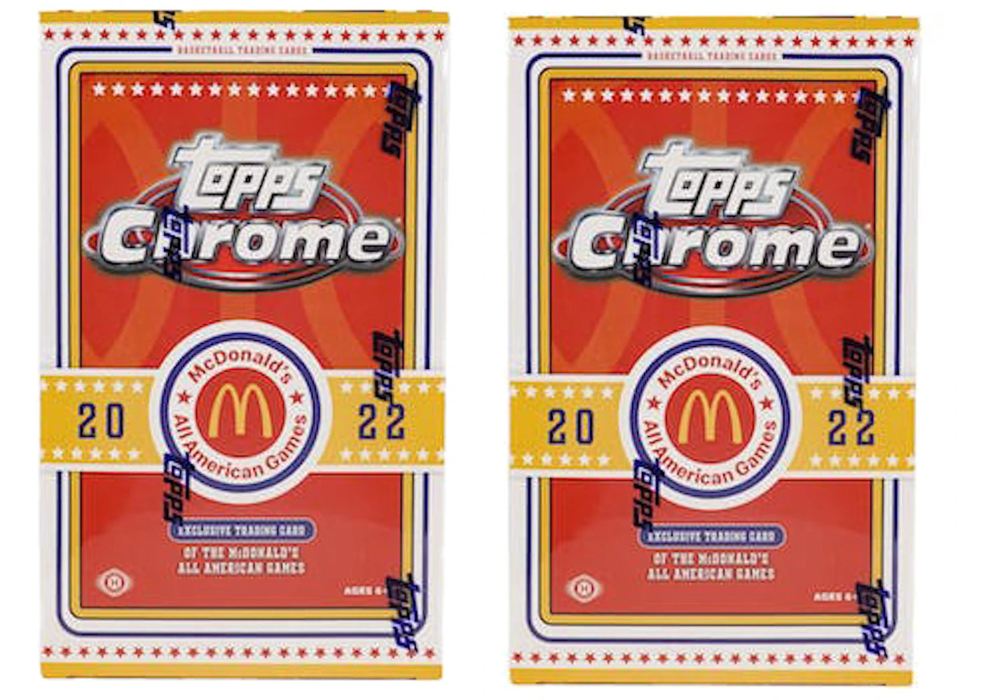 2022 Topps Chrome McDonald's All American-Basketball Hobby Box 2x Lot
