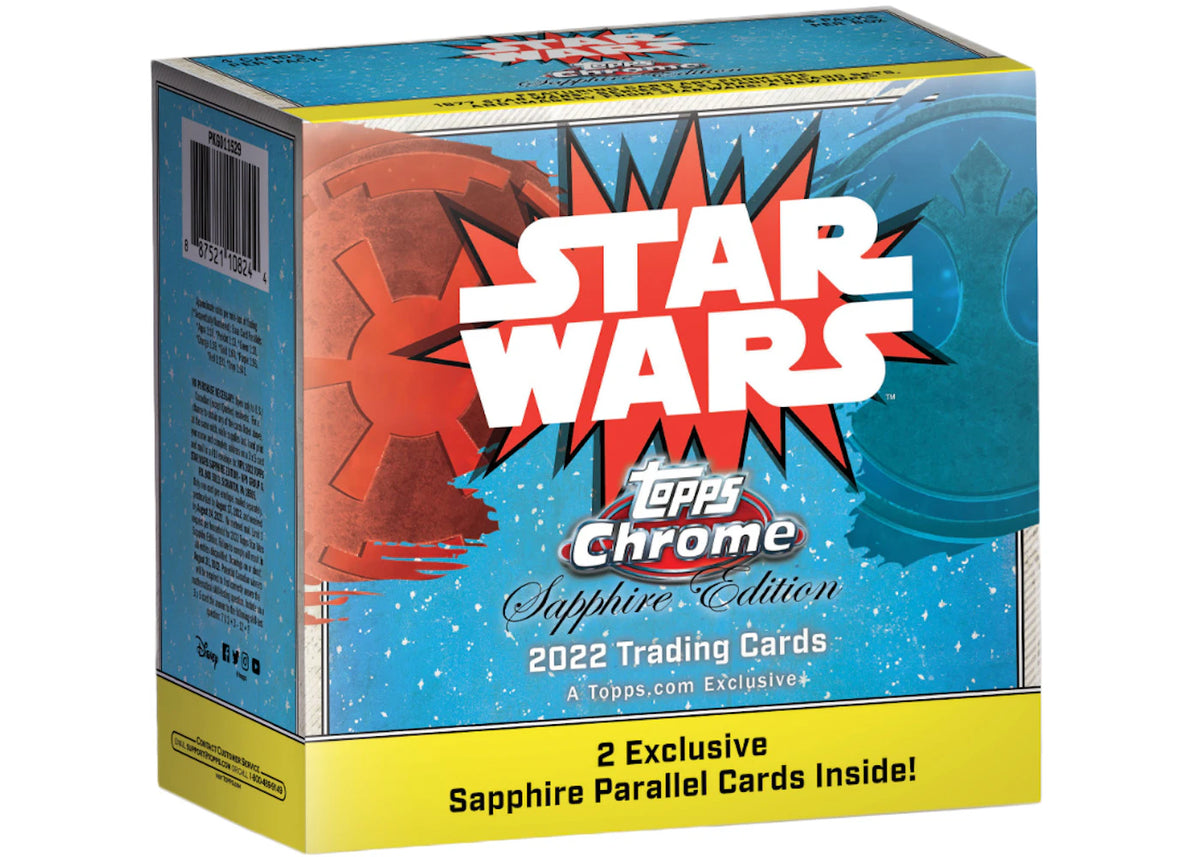 2022 Topps Chrome Star Wars Sapphire Edition Box - main view