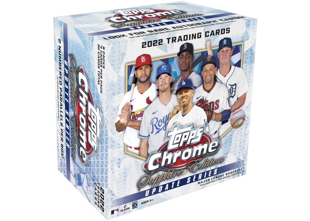 2022 Topps Chrome Update Sapphire Edition Baseball Hobby Box - main view