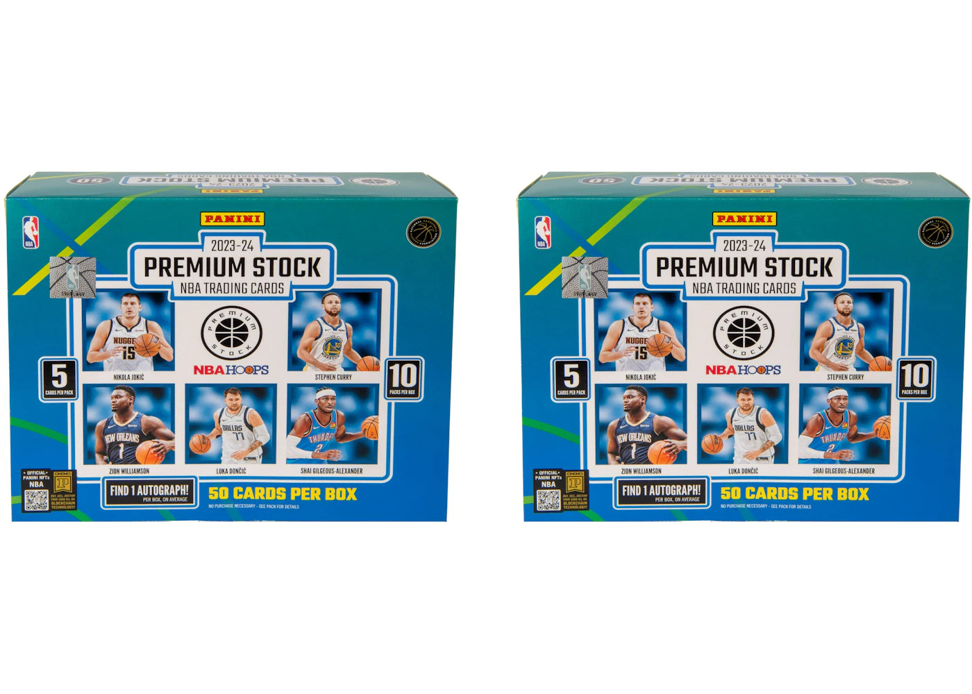 2023-24 Panini Premium Stock-Basketball Premium Box (2x Lot)
