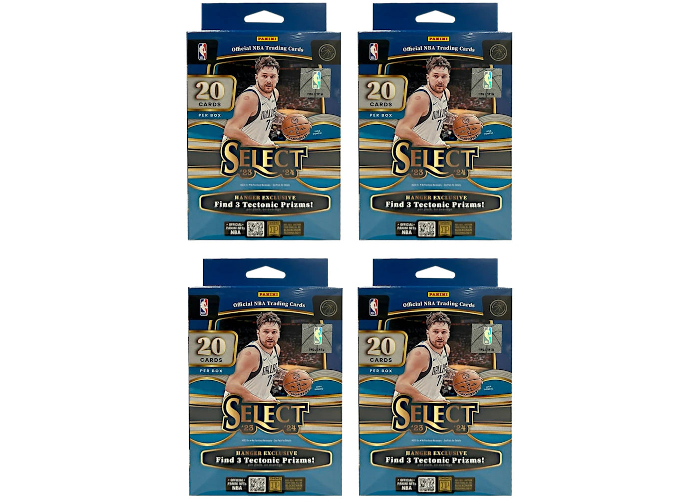 2023-24 Panini Select-Basketball Hanger Box (Tectonic Prizms) 4x Lot