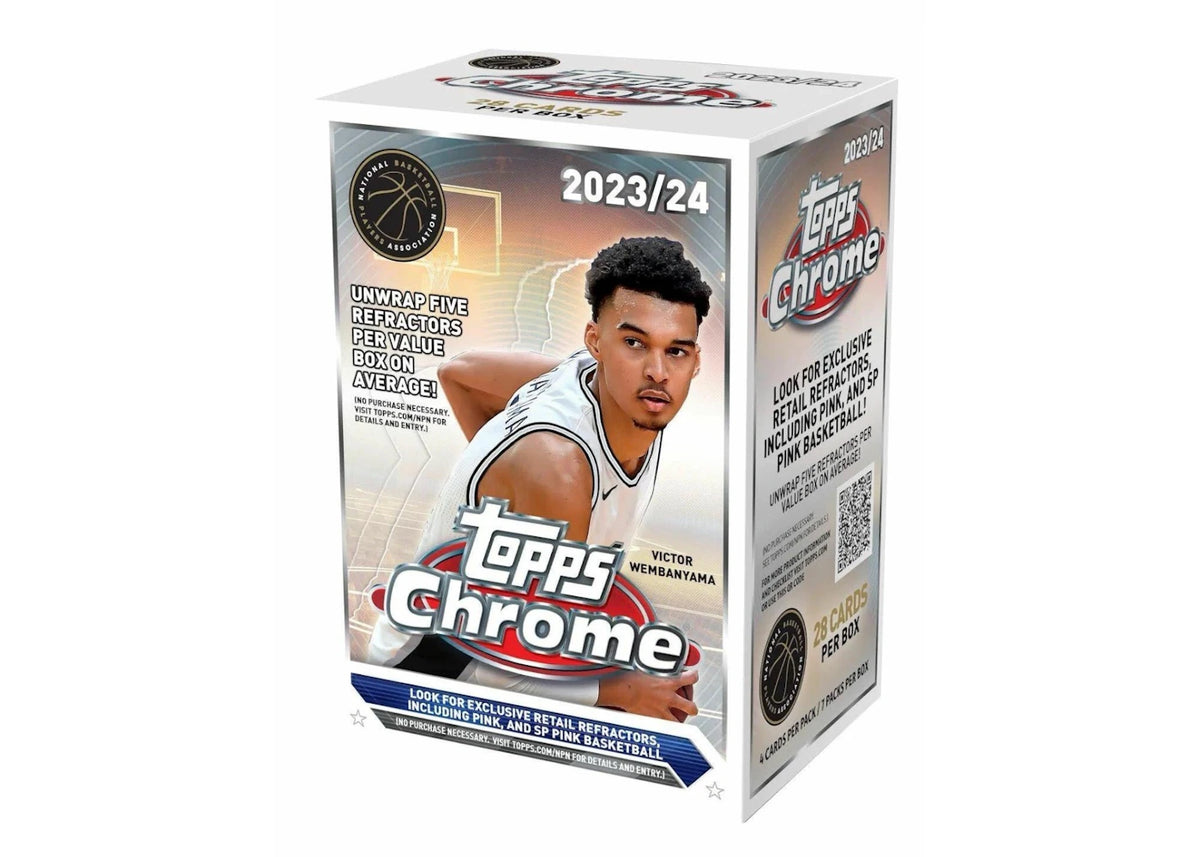 2023-24 Topps Chrome Basketball Blaster Box - main view