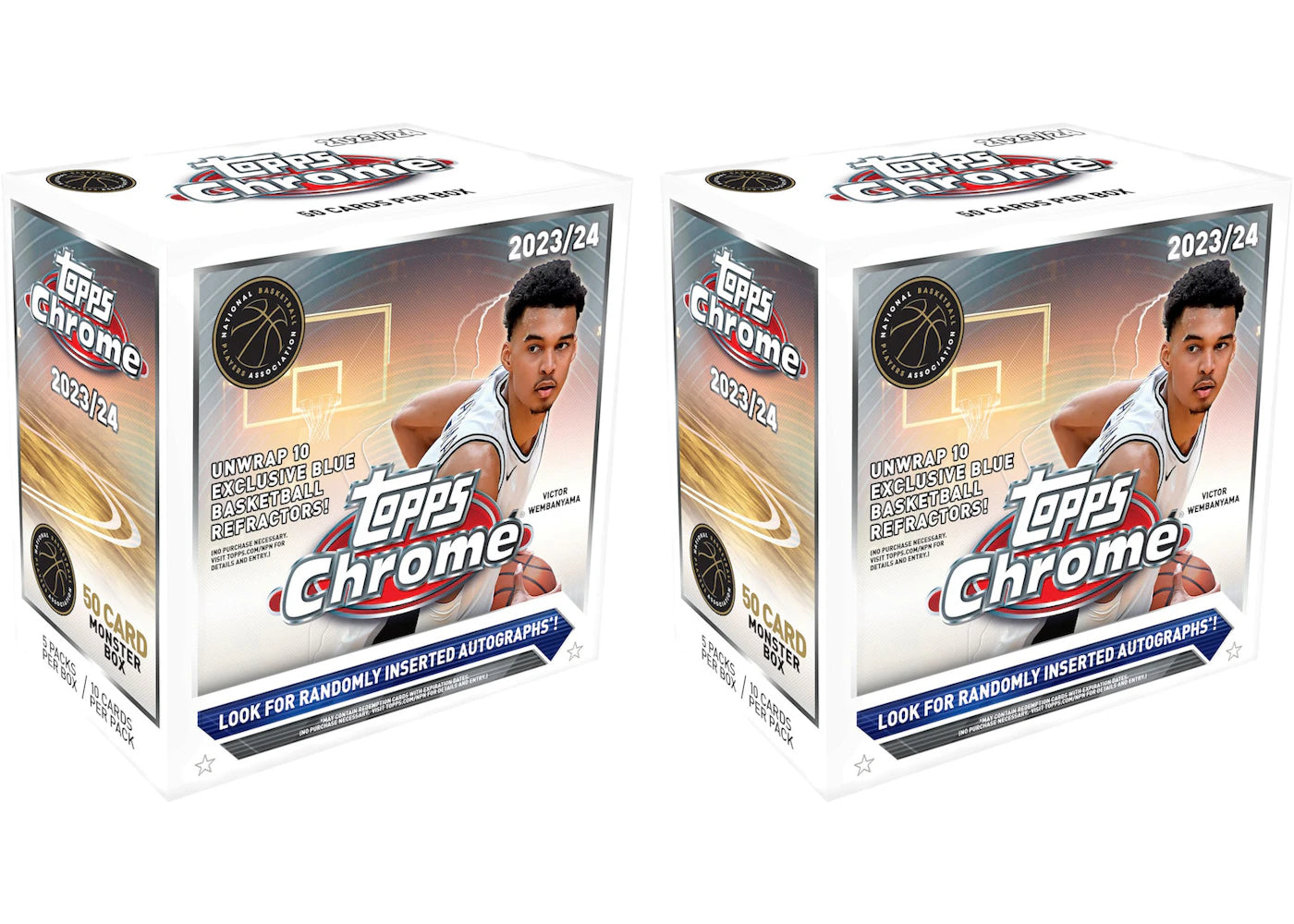 2023-24 Topps Chrome-Basketball Monster Box (2x Lot)