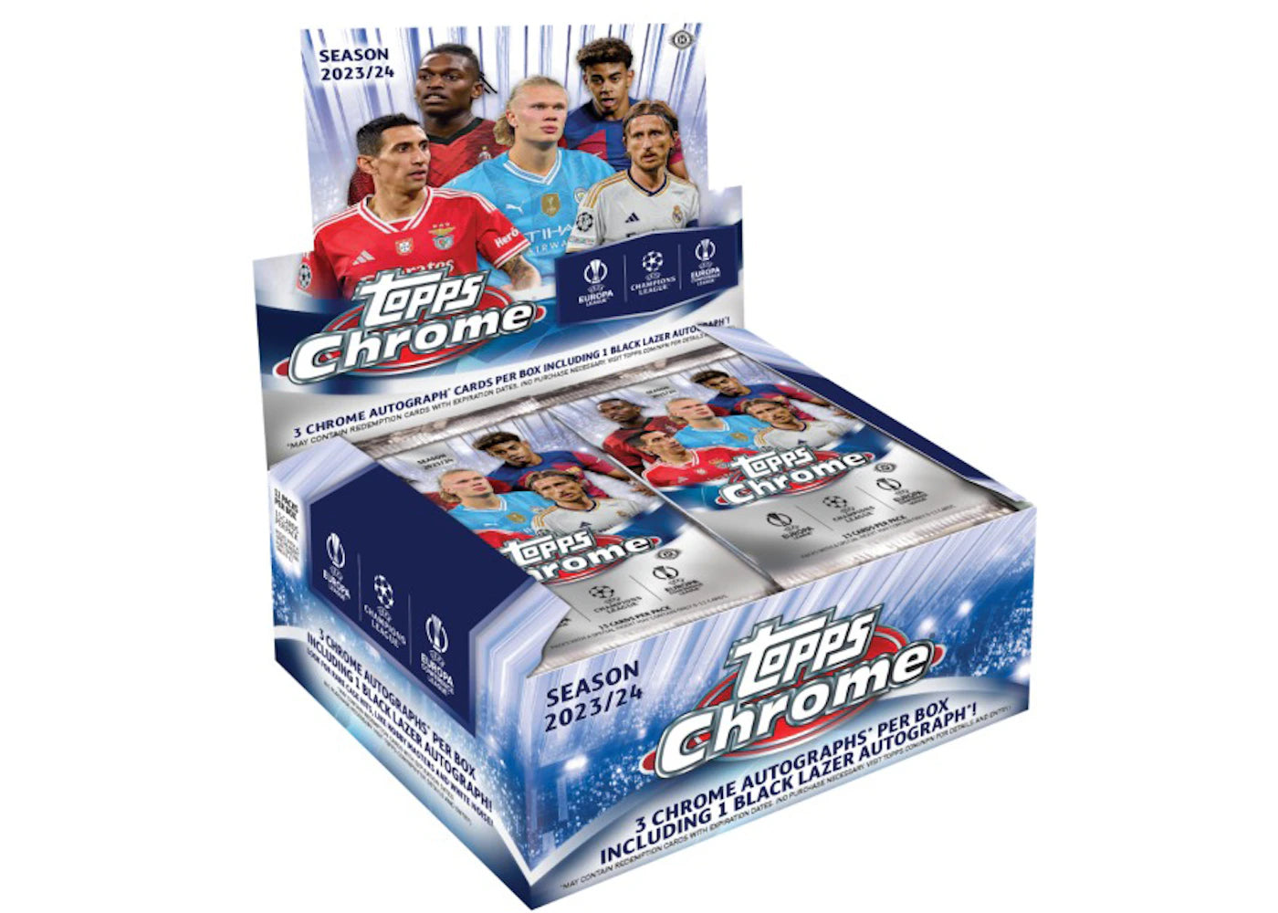 2023-24 Topps Chrome UEFA Club-Soccer Jumbo Box