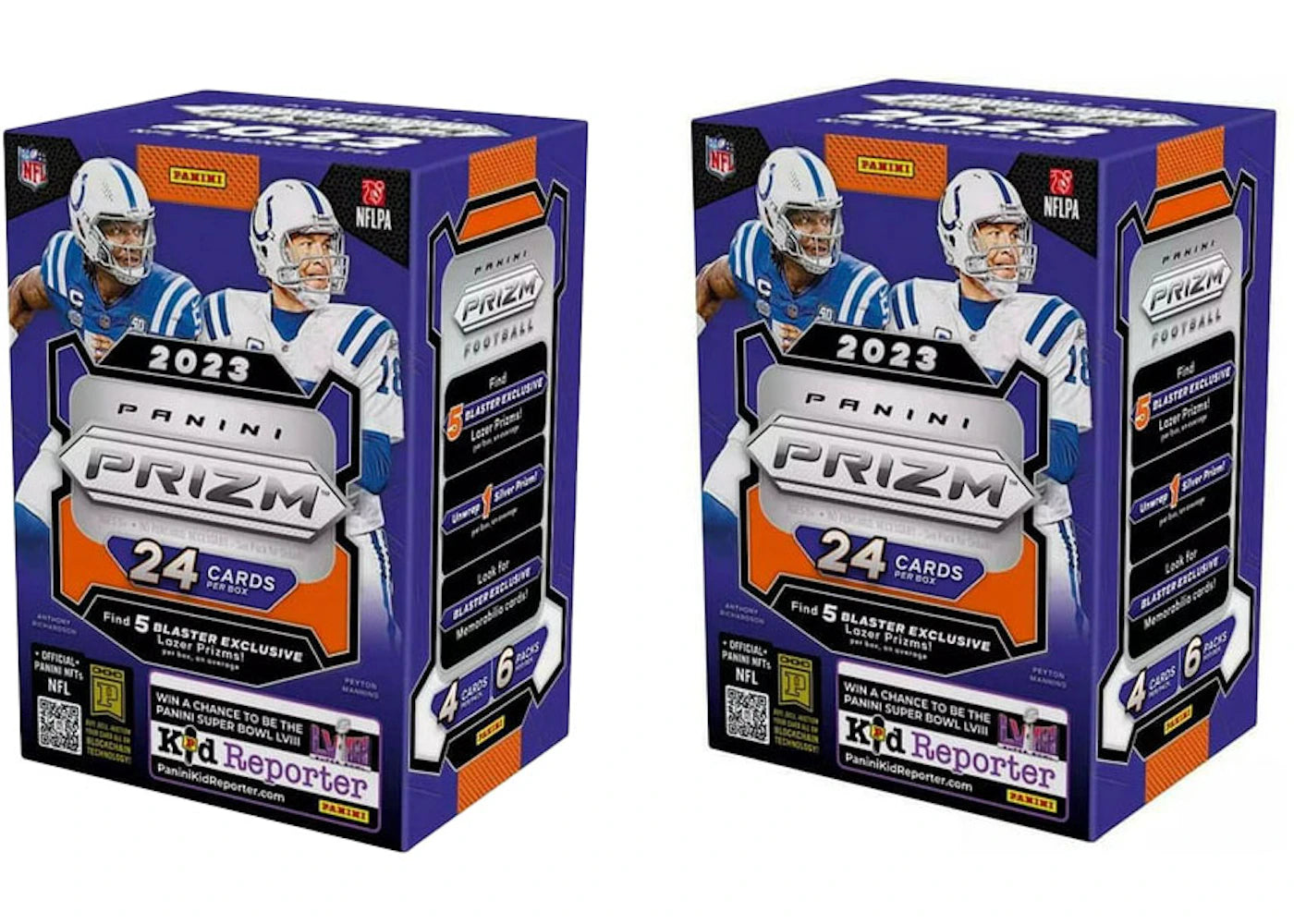 2023 Panini Prizm-Football Blaster Box 2x Lot