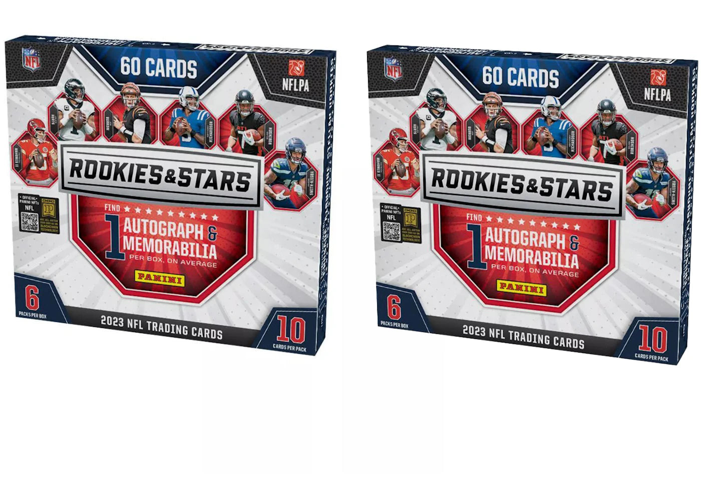 2023 Panini Rookies and Stars-Football Mega Box 2x Lot