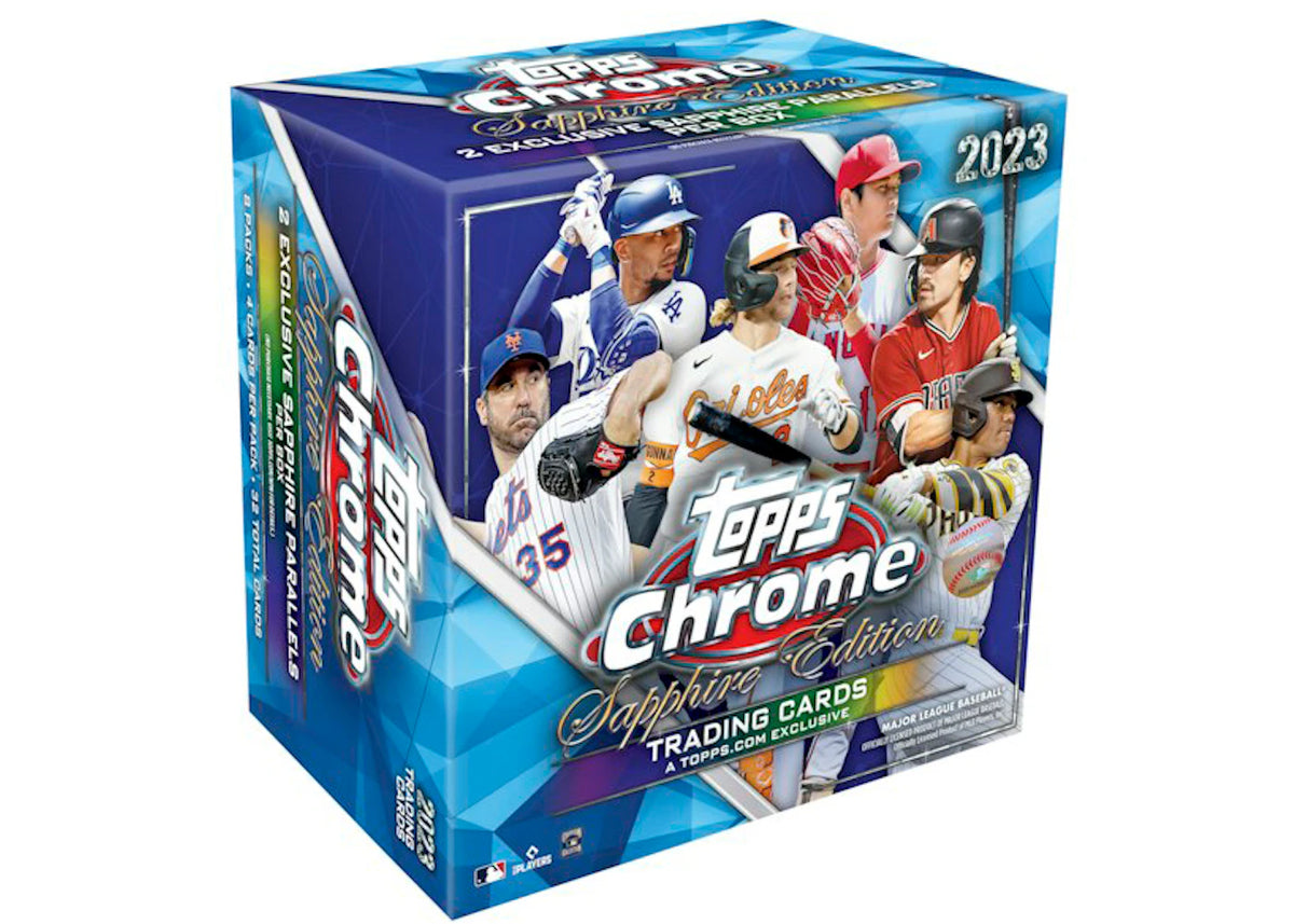 2023 Topps Chrome Sapphire Edition Baseball Hobby Box - main view