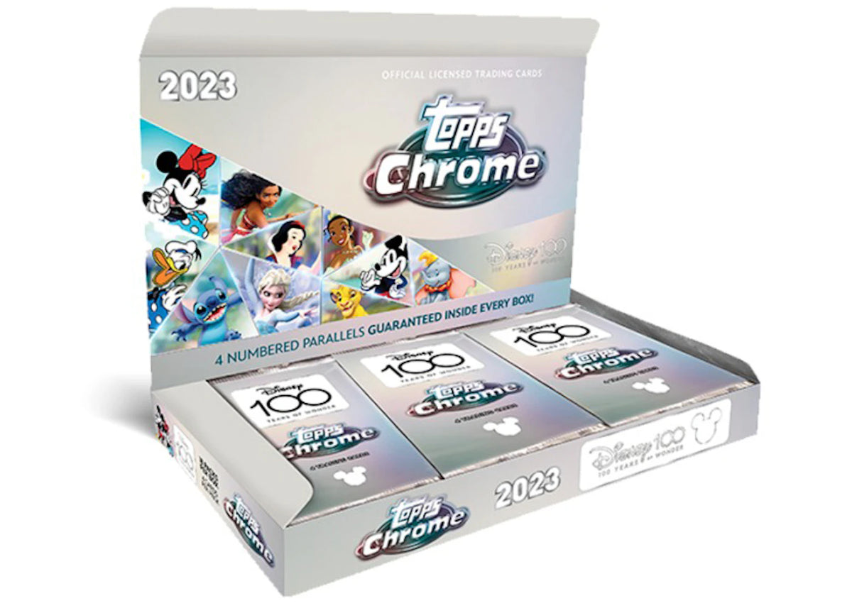 2023 Topps Disney 100 Chrome Hobby Box - main view