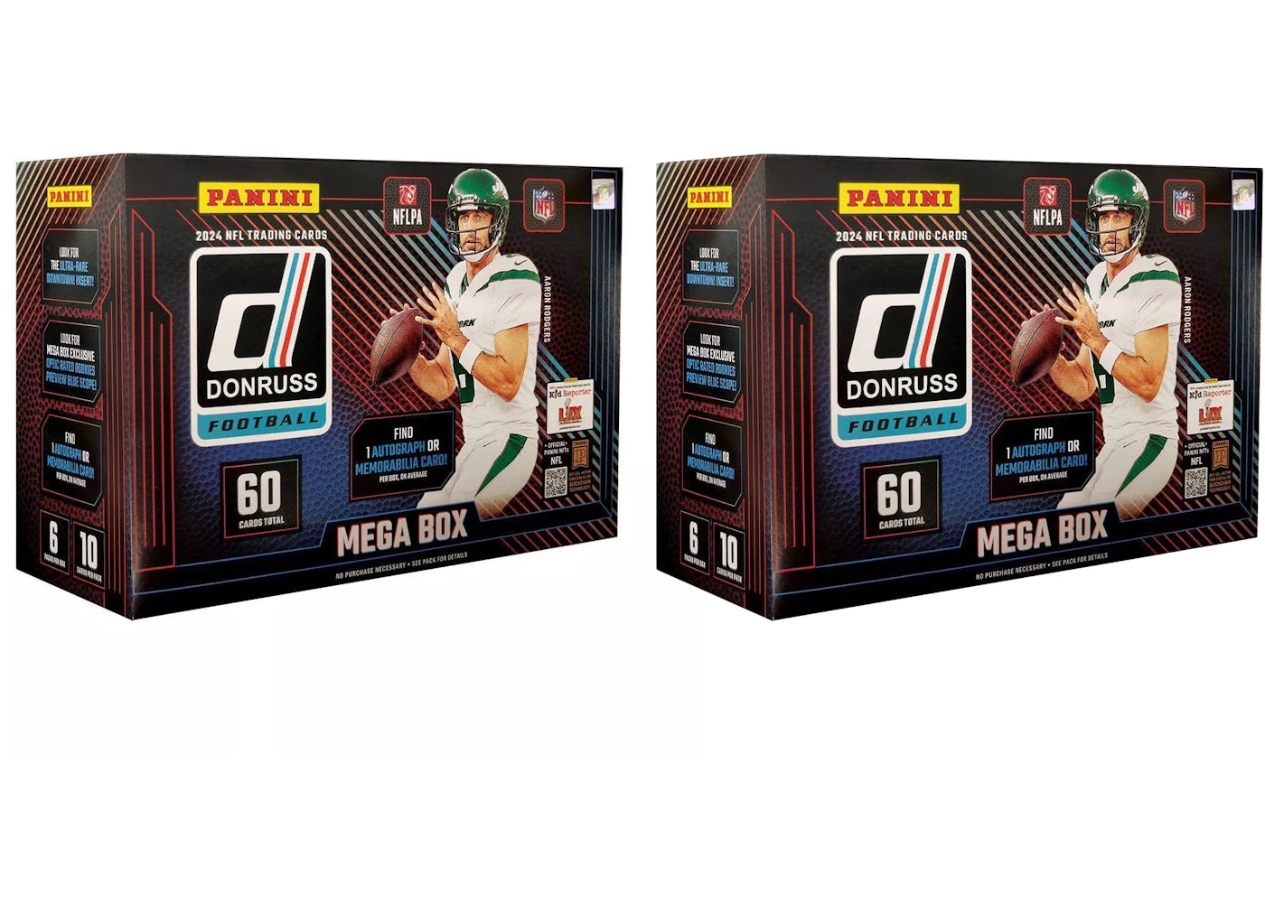 2024 Panini Donruss-Football Mega Box Blue Scope 2x Lot