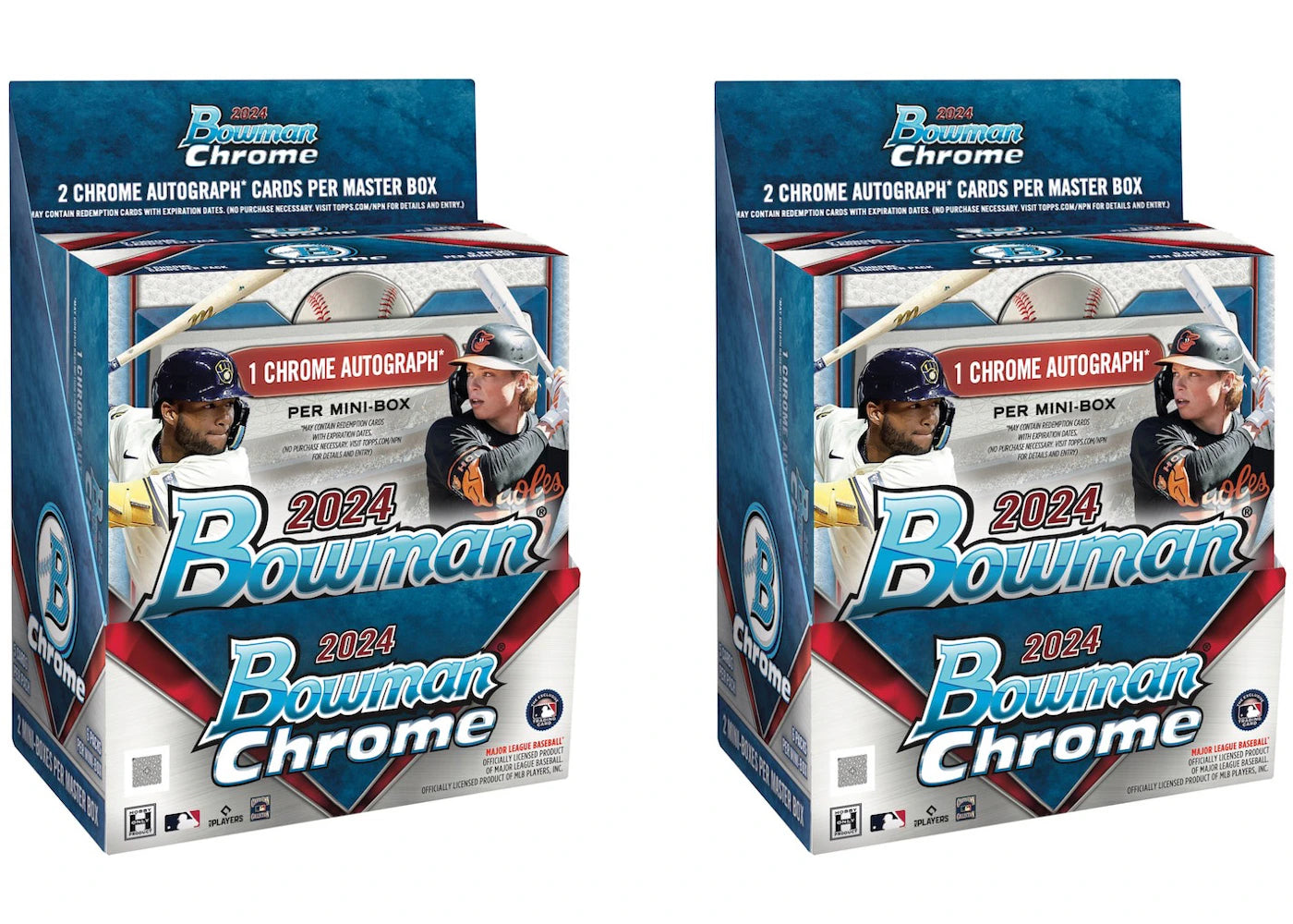 2024 Topps Bowman Chrome-Baseball Hobby Box (2x Lot)