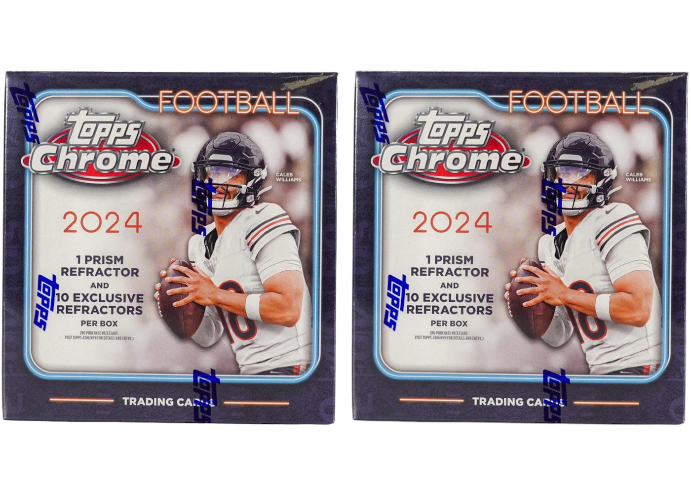 2024 Topps Chrome-Football Mega Box 2x Lot